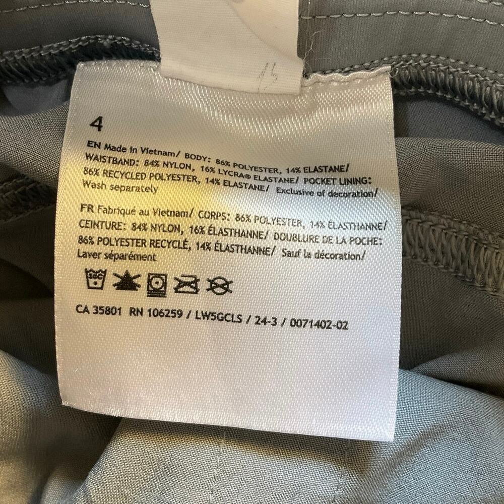 Lululemon Adapted State High Rise Joggers Rhino Gray Light Vapor Size 4 - Picture 8 of 12